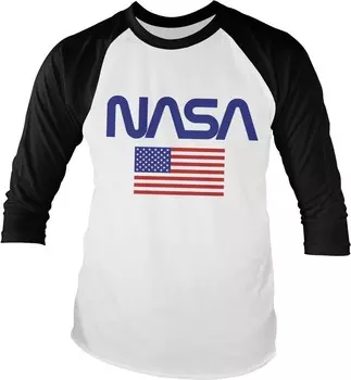 Лонгслив Nasa, белый