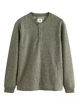 Лонгслив Next Shirt, цвет mottled green