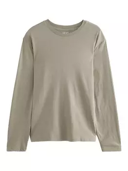 Лонгслив Next Shirt, темно-бежевый