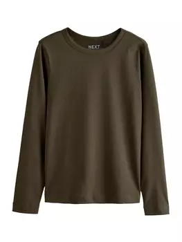 Лонгслив Next Shirt, зеленый