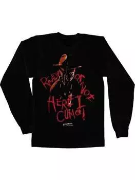 Лонгслив Nightmare On Elm Street, черный