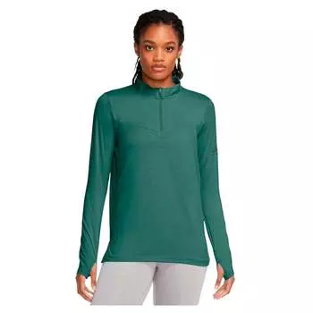 Лонгслив Nike Element Trail Midlayer, зеленый