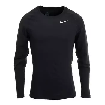 Лонгслив Nike Pro Warm Crew, черный