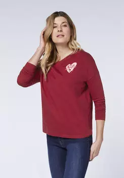 Лонгслив Oklahoma Jeans, красный