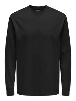 Лонгслив Only & Sons Shirt ONSFRED, черный