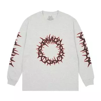 Лонгслив Palace Spiked Long-Sleeve, серый