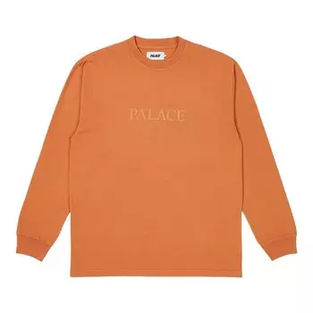 Лонгслив Palace Washed London Long-Sleeve, оранжевый