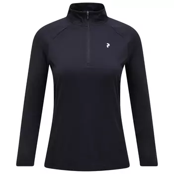 Лонгслив Peak Performance Women's Half Zip Baselayer, черный