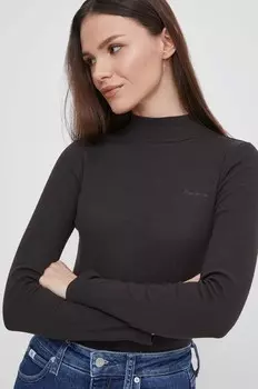 Лонгслив Pepe Jeans, черный