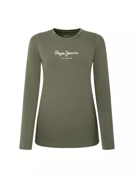 Лонгслив Pepe Jeans NEW VERGINIA, хаки