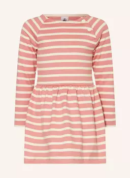 Лонгслив PETIT BATEAU, цвет PINK/ECRU