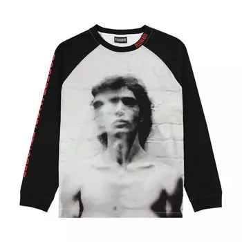 Лонгслив Pleasures Self Portrait Raglan Long-Sleeve, черный
