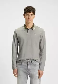 Лонгслив Polo shirt BOSS, зеленый