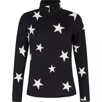 Лонгслив Protest Noon half zip, черный