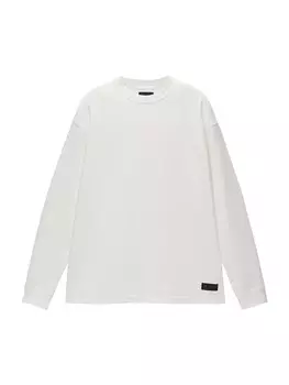Лонгслив Pull&Bear, белый