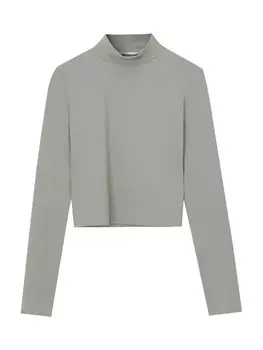 Лонгслив Pull&Bear, серый