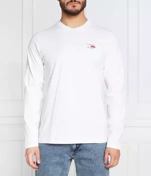 Лонгслив Regular Fit Tommy Jeans, белый