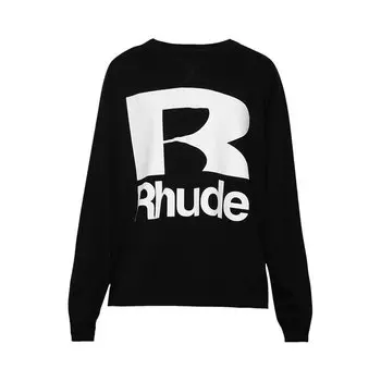 Лонгслив Rhude Petrol Long-Sleeve, черный