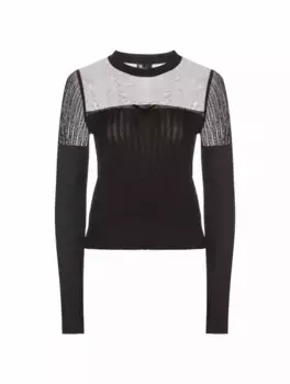 Лонгслив с бантом The Kooples, черный