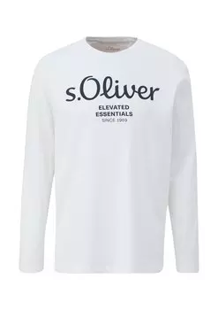 Лонгслив s.Oliver, белый