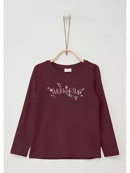 Лонгслив s.Oliver Longsleeve, бордо