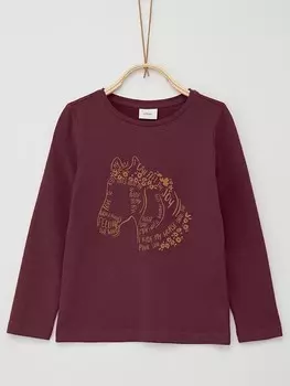 Лонгслив s.Oliver Longsleeve, бордо