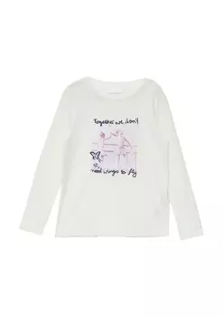 Лонгслив s.Oliver Shirt, белый