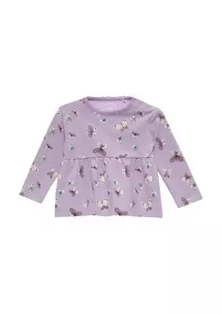 Лонгслив s.Oliver Shirt, лавандовый