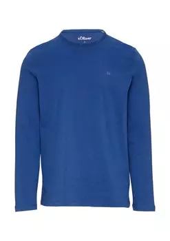 Лонгслив s.Oliver Shirt, синий