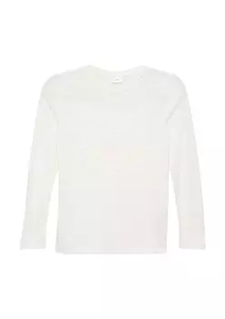 Лонгслив s.Oliver Shirt, светло-бежевый