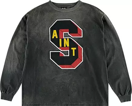 Лонгслив Saint Michael Saint Tears Long-Sleeve Tee 'Black', черный