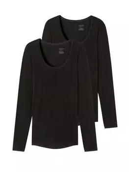 Лонгслив Schiesser Personal Fit, черный