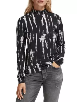Лонгслив Scotch & Soda, черный