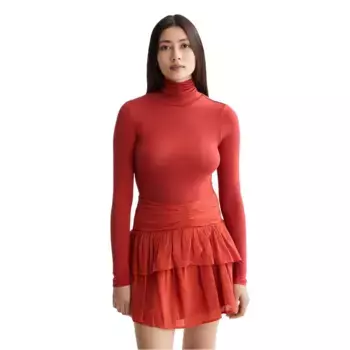 Лонгслив Scotch & Soda Roll Up, красный