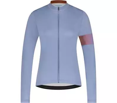 Лонгслив SHIMANO Long Sleeve Jersey Printed Woman's KAEDE, фиолетовый