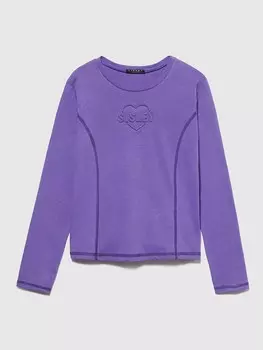 Лонгслив Sisley Longsleeve, фиолетовый