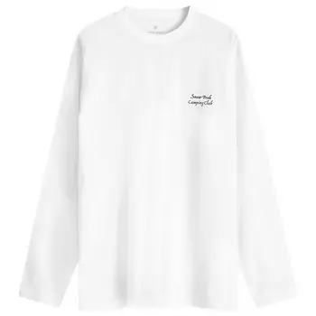 Лонгслив Snow Peak Camping Club Long Sleeve T-Shirt, белый