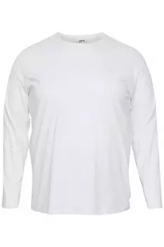 Лонгслив !Solid Shirt, белый