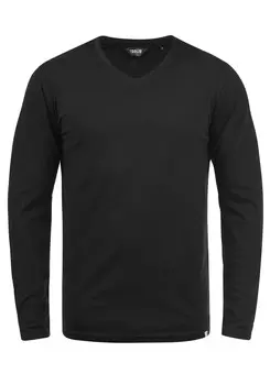 Лонгслив !Solid Shirt, черный