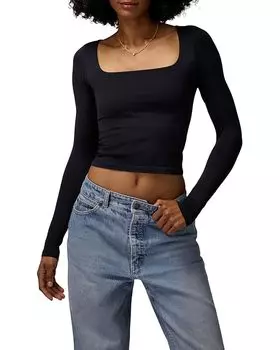 Лонгслив Spiritual Gangster Shayla Seamless, черный
