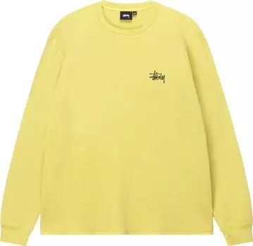 Лонгслив Stussy Basic Stock Long-Sleeve Thermal 'Yellow', желтый