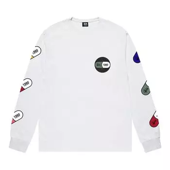 Лонгслив Stussy Capsule Long-Sleeve Tee 'White', белый