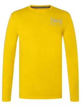 Лонгслив super.natural Merino, желтый