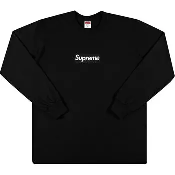 Лонгслив Supreme Box Logo, черный