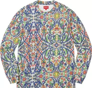 Лонгслив Supreme Small Box 'Tapestry', разноцветный