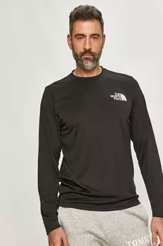 Лонгслив The North Face, черный