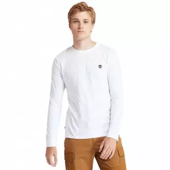 Лонгслив Timberland Dunstan River Crew Slim, белый