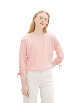Лонгслив TOM TAILOR Denim, цвет rosa/wei
