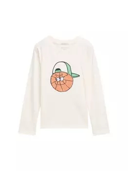 Лонгслив TOM TAILOR Shirt, белый