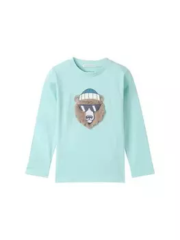 Лонгслив TOM TAILOR Shirt, цвет light blue/dark blue